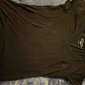 Affliction Black V-Neck Tee